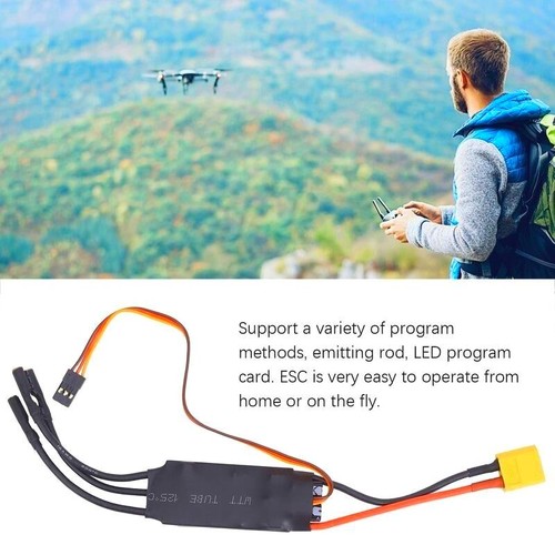 40A Brushless ESC Speed Controller with 5V 3A BEC Output for RC Drone Airplane - Picture 5 of 15