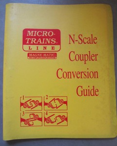 Vintage 1994 Micro-Trains Line N-Scale Coupler Conversion Guide Book Magne-Matic