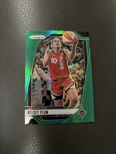 2024 Panini Prizm WNBA Kelsey Plum Green Prizm #77 Aces Refractor