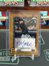 2025 Topps Chrome Logofractor NIck Yorke GOLD Auto /50 RC #RA-NY