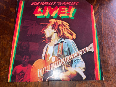 BOB MARLEY & THE WAILERS ''Live!'' US 1975 LP Island (ILPS 9376) EX Sterling