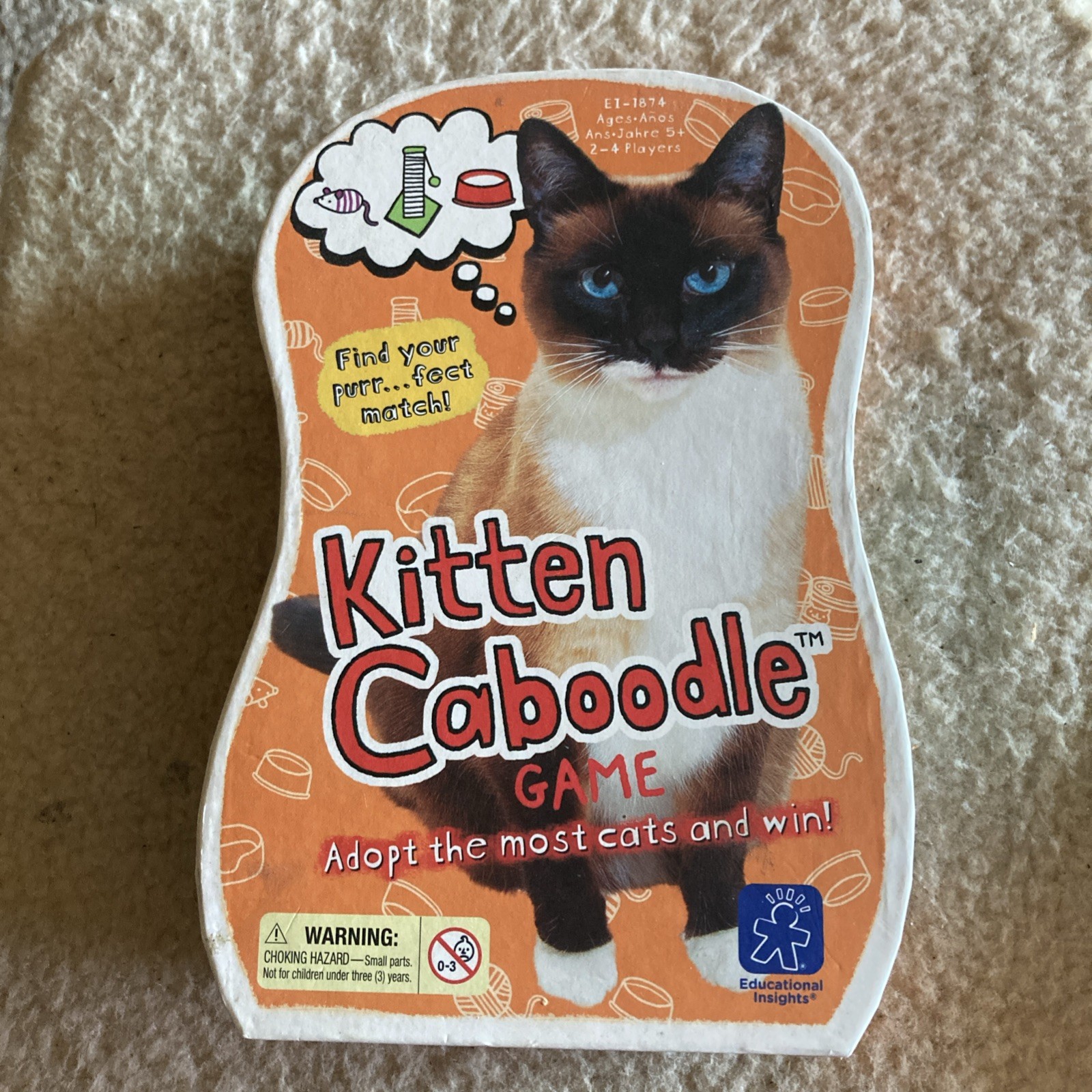 Kitten Caboodle Game Educational Insights - Rare -