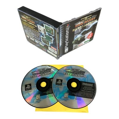 Sony PlayStation 1 PS1 Disc Case No Manual Command Conquer Red Alert Retaliation