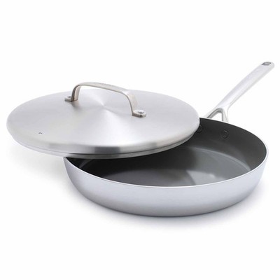 GreenPan GP5 Stainless Steel 5-Ply Healthy Nonstick 12'' Frying Pan Skillet