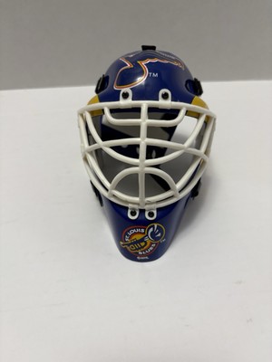 Vintage Riddell Mini Goalie Mask NHL Hockey St. Louis Blues Trumpet Logo Stl