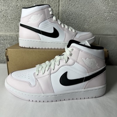 Nike W Air Jordan I 1 Mid Barely Rose WOMEN'S Sz 10 / MEN'S 8.5 BQ6472-500