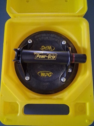 Woods Power Grip G0695 Handheld 8" Vacuum Suction Cup Tool ABS & Case WPG USA