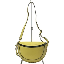 ISABEL MARANT - Light Yellow Leather Shoulder Bag