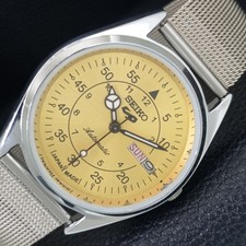 REFURBISHED SEIKO 5 AUTOMATIC 6309A JAPAN MENS VINTAGE GOLDEN WATCH a442274-4