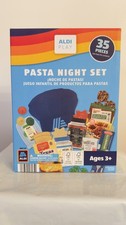 Aldi Kid Play Set PASTA NIGHT SET 35pc Grocery Dinner Food Toy Pretend NEW