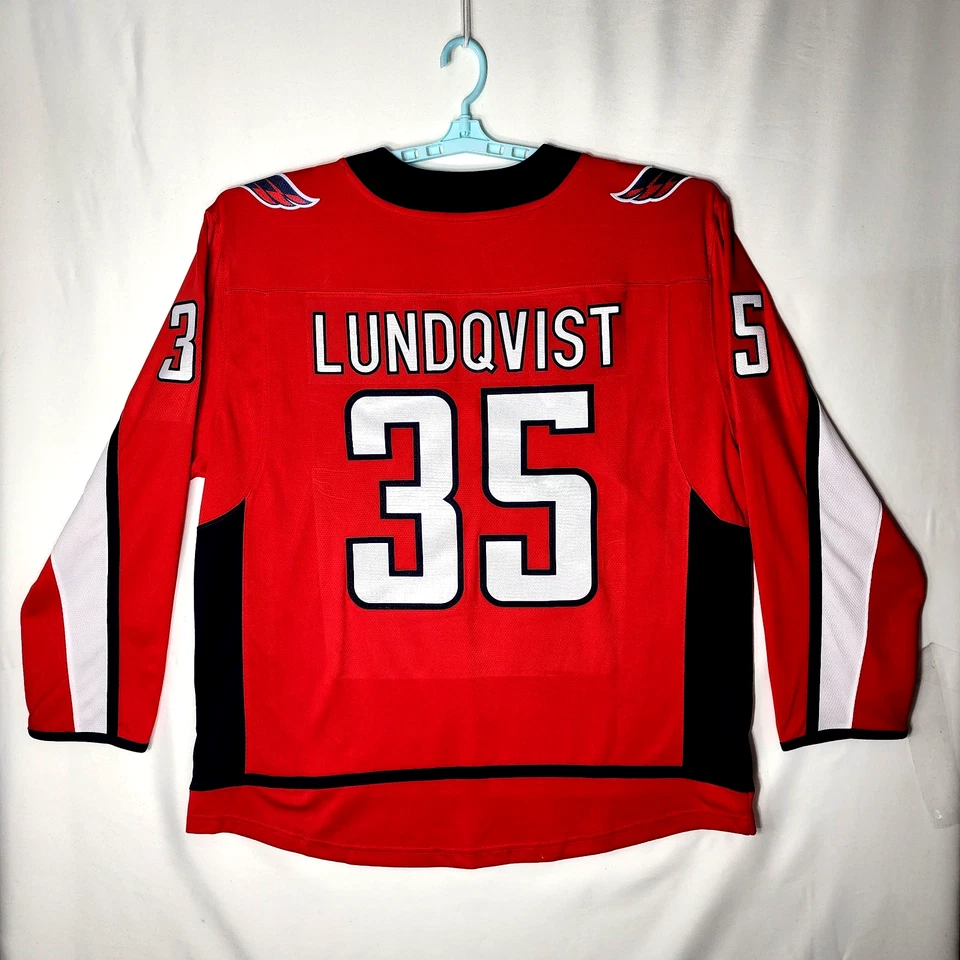 NHL Washington Capitals Henrik Lundqvist #35 Fanatics Breakaway Jersey Red - Image 2 of 4
