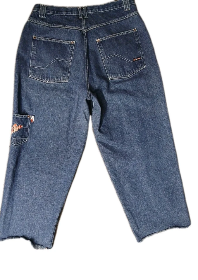 Vintage Lugz Jeans Mens 34x32 Blue Astro  Y2K Skater Denim Pants - Image 2 of 4