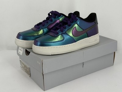 Nike Air Force 1 Low LV8 GS 'Purple Neptune Green' Sneakers-NIB-Size 7Y
