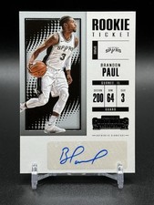 2017-18 Panini Contenders - Retail Rookie Ticket Signatures Brandon Paul #ST-BPL