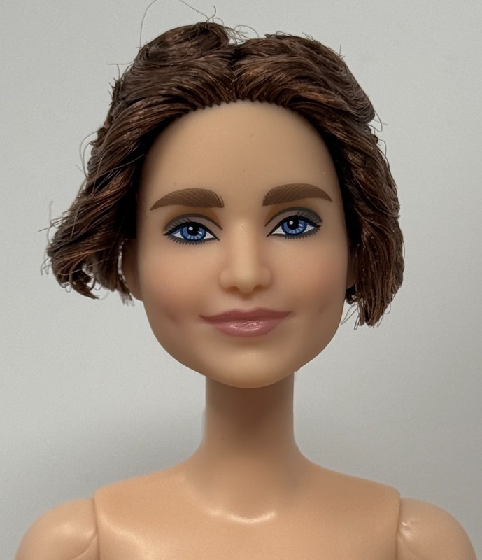 Barbie Inspiring Women Helen Keller NUDE Doll Victorian Lady w/ Dimples Violet