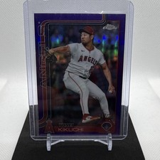 Topps Chrome Update Purple Refractor Yusei Kikuchi #USC59 Angels 2025 /250