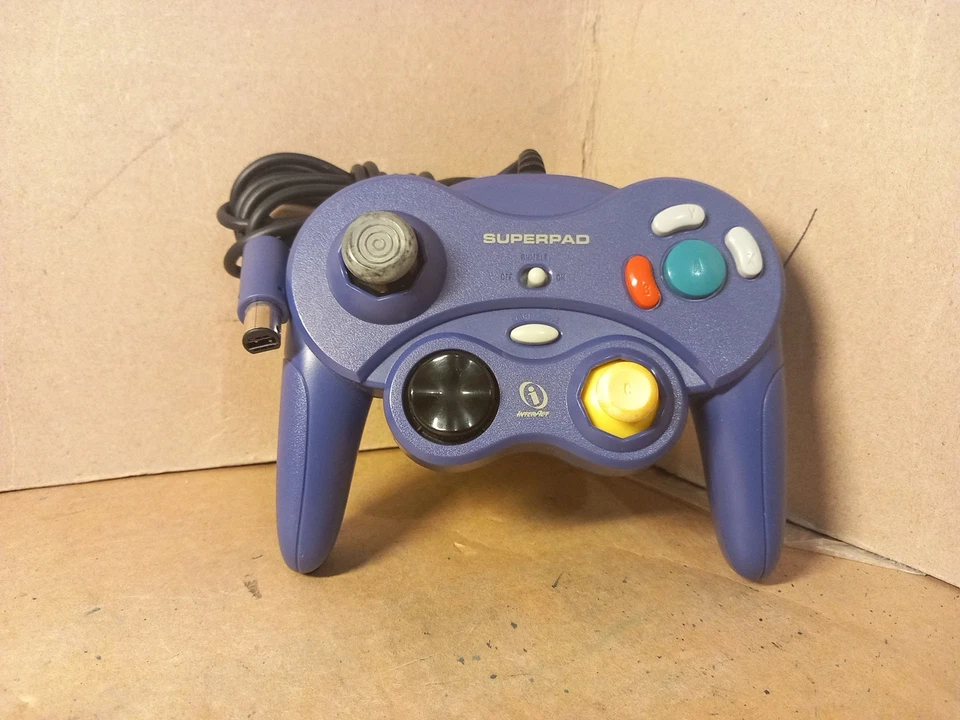 Interact SuperPad Wired Controller - Purple - 1250070AZ0 Gamecube Nintendo - Image 2 of 4