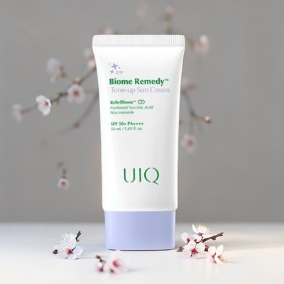 UIQ Biome Remedy Tone-up Sun Cream 1.69oz / 50ml SPF50+PA++++ K-Beauty