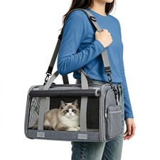 TUFFYUKI PETC Soft-Sided Pet Carrier Medium-Small Cats/Dogs 17lbs