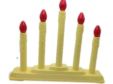 Vintage Noma Christmas Candles Candelabra Candolier 5 Staggered 