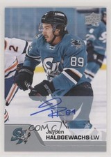 2020-21 Upper Deck AHL Auto Jayden Halbgewachs #138 Auto yc8