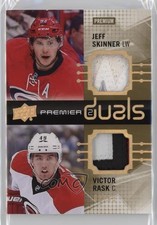 2016 Upper Deck Premier Duals Premium 8/15 Jeff Skinner Victor Rask #PD2-SR 1ek
