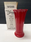 Fiesta Dinnerware VASE Scarlet Red #326 Flared 9 5/8" Medium Vase S*