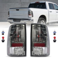 Pair Smoke Lens Tail Lights Brake Lamps For Dodge Ram 1500 2500 3500 2009-2018 Pair Smoke Lens Tail Lights Brake Lamps For Dodge Ram 1500 2500 3500 2009-2018