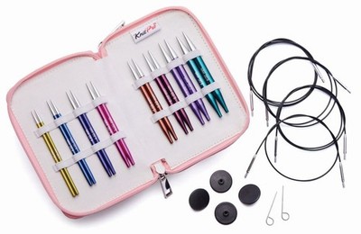 KnitPro Zing Deluxe Special austauschbare Rundstricknadeln 10cm -  ZING Alu 3,5
