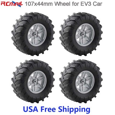 For EV3 Remote Control Climbing Car Chassis Blocks Tire Wheel Parts 107x44mm USA