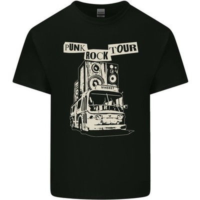 Punk Rock Tour Herren Leichte Baumwolle T-Shirt