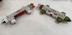 Dinky Space 1999 Eagle Transporter Lot x2 w Pods Vintage Diecast