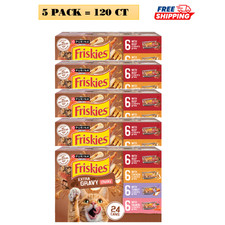5 Packs, Friskies® Extra Gravy Adult Cat Wet Food - Variety Pack, 24 CT, 132 OZ 1.70 per gallon
