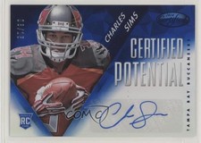 2014 Certified Potential Mirror Signatures Blue 8/15 Charles Sims #P-CS Auto fm0