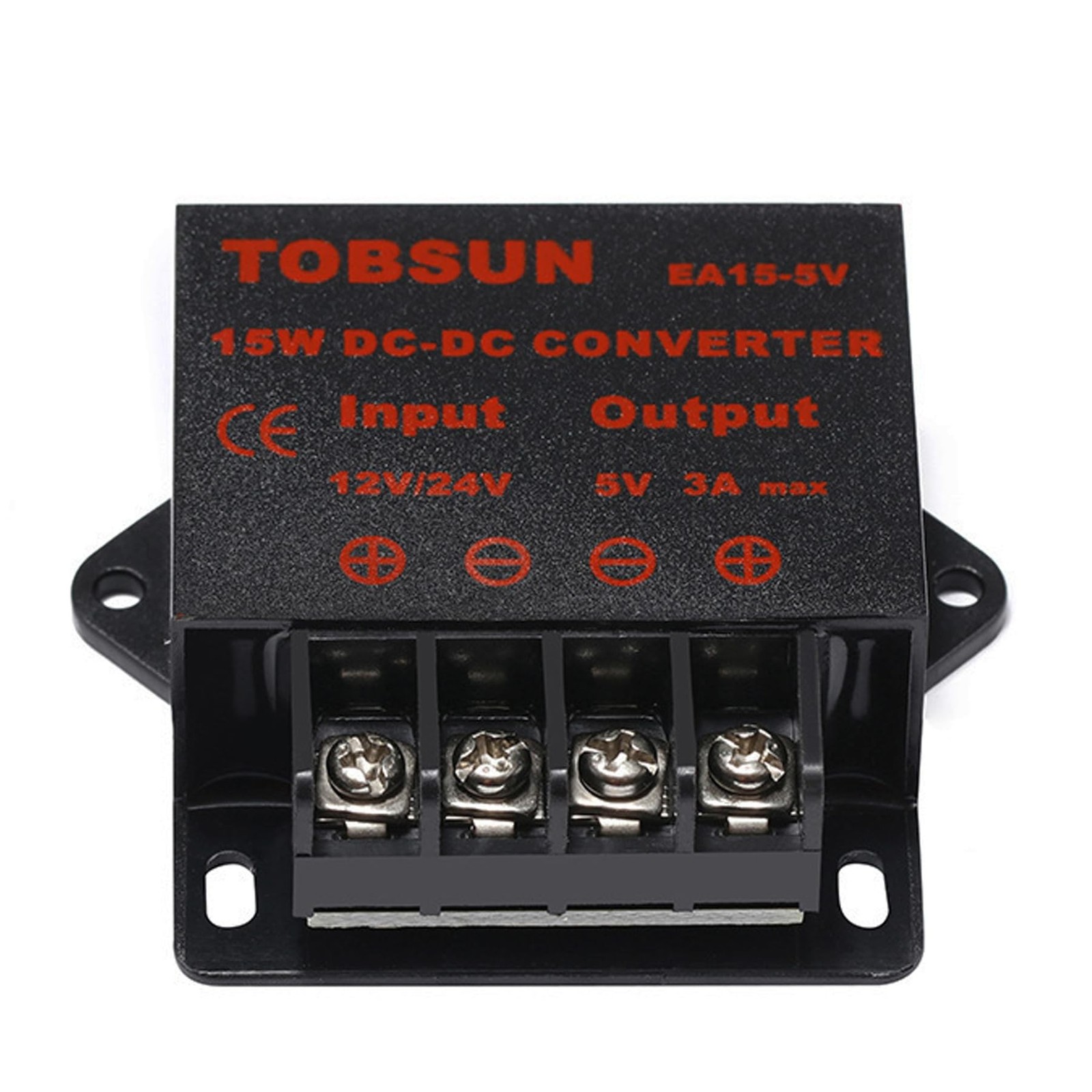 DC/DC 12V 24V to 5V 3A 15W Voltage Reducer Converter Regulator, Step Down Con...