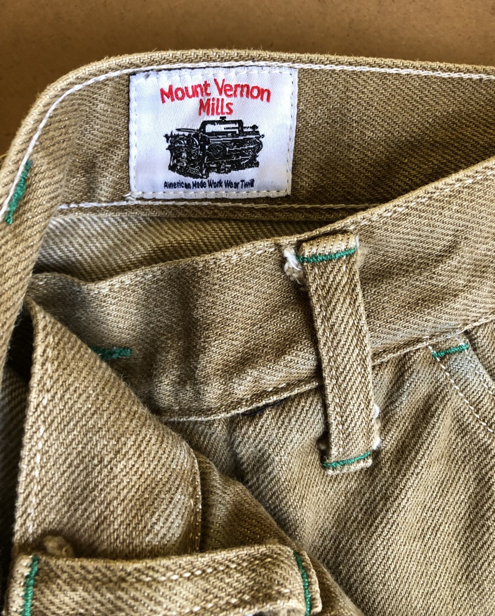 Left Field NYC Jeans Mount Vernon Mills Size 34