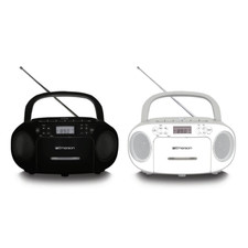 Emerson Portable CD/Cassette Boombox with AM/FM Radio Functionality