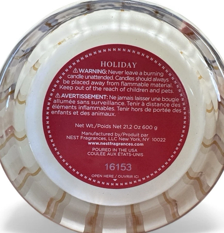 Nest New York Holiday 3 Wick Scented Candle 21.1 oz, Red Velvet Box - Image 4 of 4
