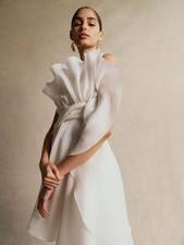 NWT. $3829 CAROLINA HERRERA NAOMI BRIDAL DRESS US 6