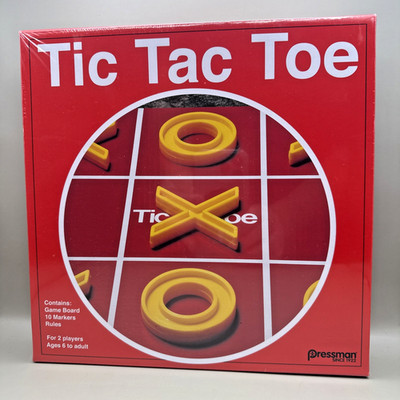 2017 Pressman Tic Tac Toe - The Classic Game of X's and O's - Brand New Sealed