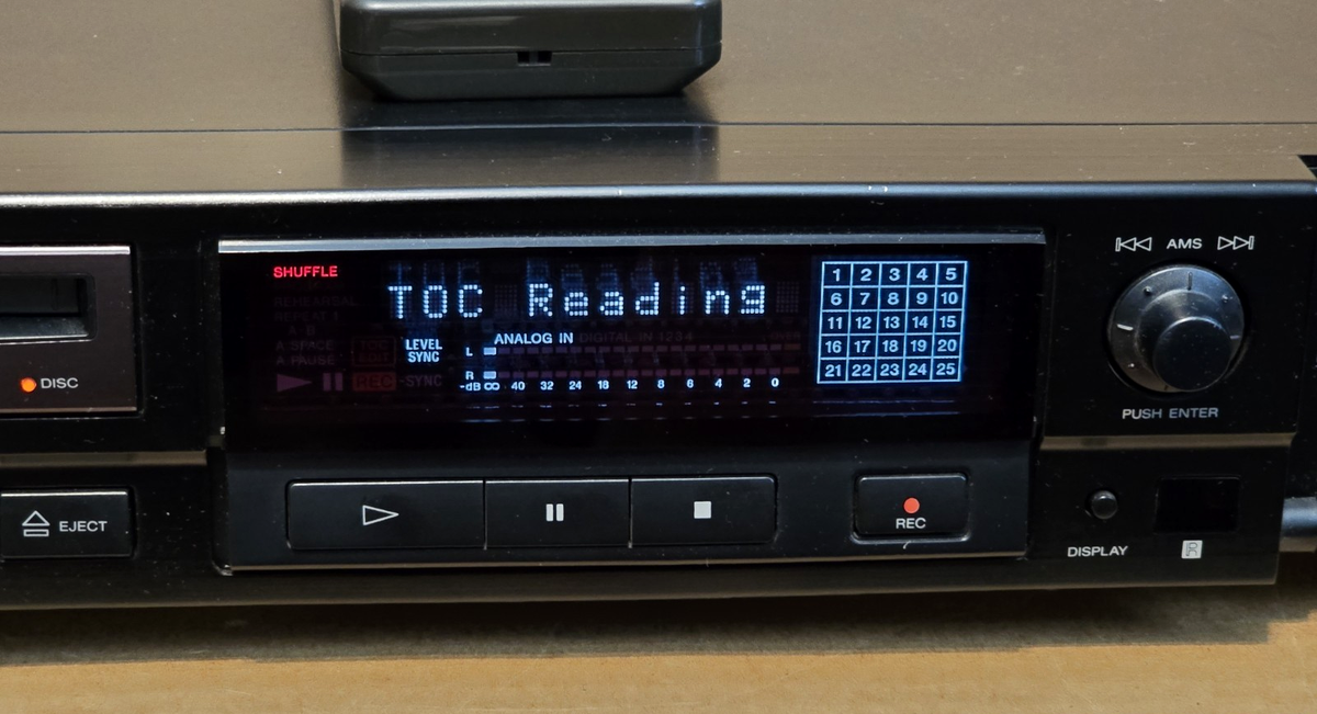 ★☆SONY MDS-501 MDレコーダー 1994 SONY Minidisc MDS-501 Recorder Player Deck with Remote