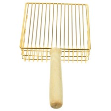 Cat Litter Scoop Metal Mesh with Ergonomic Handle for Litter Box