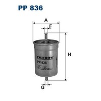Kraftstofffilter FüR Renault Super B 1.4 1.7 85 Bis 96 Filtron Teil Neu
