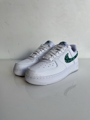 Nike Air Force 1 Low 07 Essential (White/ Green Paisley) US 6 Women s DH4406-102