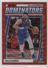 2022 Panini Donruss Optic Elite Dominators Red Wave Prizm Luka Doncic Dončić 4f5