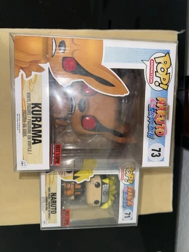 Pre Release Funko Pop Naruto 71 And Kurama 73 Bundle *RARE* *MINT CONDITION*