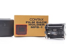 BOXED TOP MINT Contax MFB-1A 120/220 Film Back Insert for 645 from JAPAN