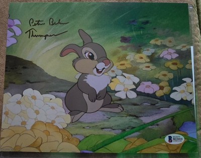 PETER BEHN Signed  Thumper 8x10 Photo Autograph Beckett COA