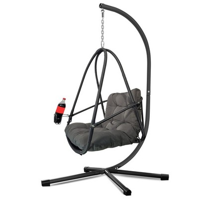 Swing Egg Chair W C Type Bracket Cushion Pillow