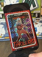 2025 Panini Rookies & Stars - Thrillers Tiki Barber #11 Red Plaid